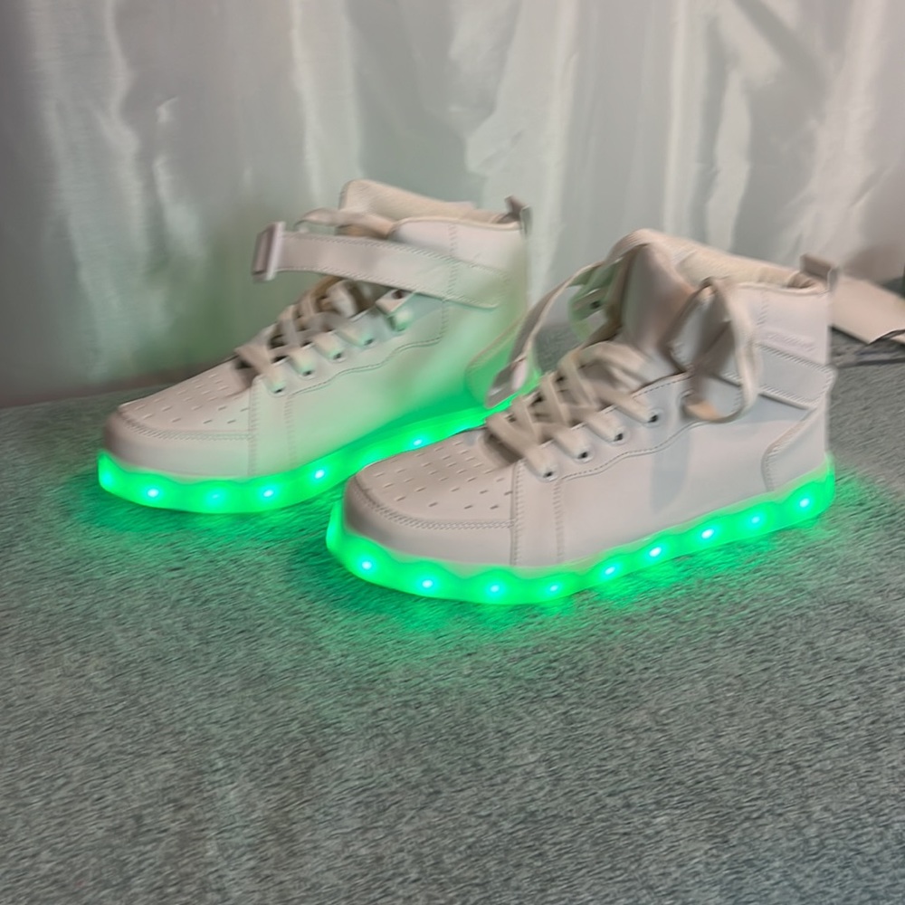LED light up shoes high top sneakers for women men hip hop - Picture 8 of 13